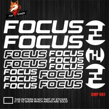 Bicycle Frame Decal Stickers  FOCUS-01